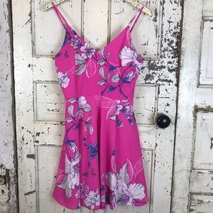 Yumi Kim Pink Sunset Floral-print Dress